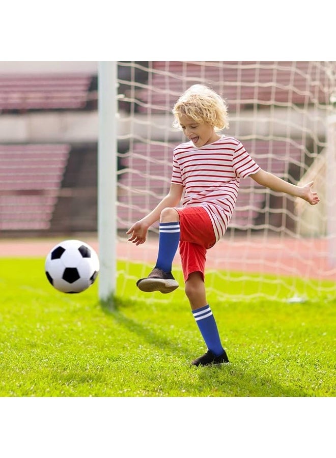 3 زوج من جوارب كرة القدم الرياضية المضادة للانزلاق، جوارب رياضية محايدة للجنس، جوارب ملصقات مطاطية مضادة للانزلاق للرجال والنساء، أبيض، مقاس M - Image 4